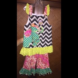 PRECIOUS La Jenna 2pc. elephant outfit NWOT